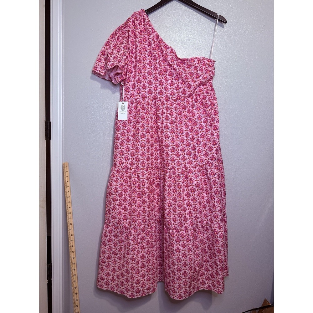 Hyacinth‎ House Floral Pink One Shoulder Maureen Dress Women's XXL NWT